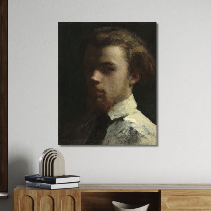Autoritratto Henri Fantin-Latour hft95 quadro stampato su tela