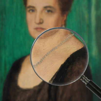 Ritratto Di Una Signora Martha Butzer Franz von Stuck fvs17 quadro stampato su tela