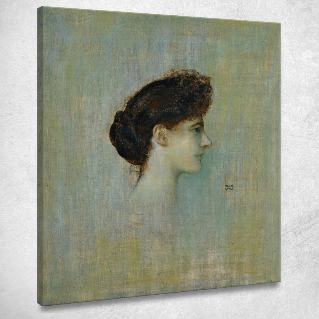 Ritratto Di Signora Franz von Stuck fvs18 quadro stampato su tela