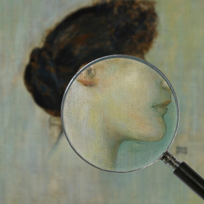 Ritratto Di Signora Franz von Stuck fvs18 quadro stampato su tela