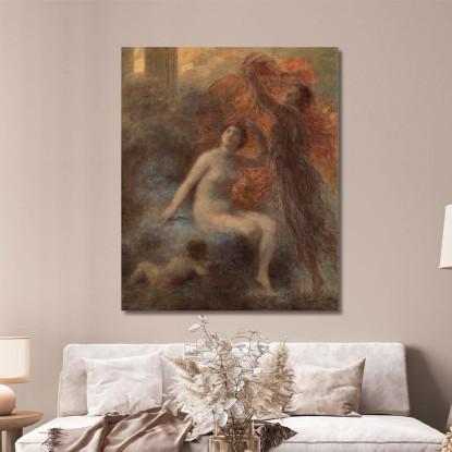 Il Palazzo Dell'Aurora Henri Fantin-Latour hft123 quadro stampato su tela