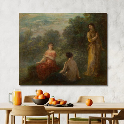 Tre Ninfe Vicino Ad Una Sorgente Henri Fantin-Latour hft127 quadro stampato su tela