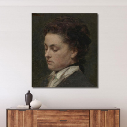 Victoria Dubourg Moglie Dell'Artista Henri Fantin-Latour hft133 quadro stampato su tela