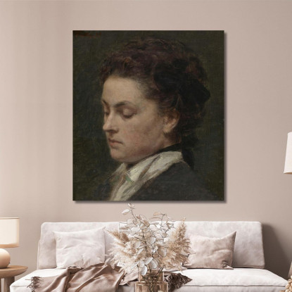 Victoria Dubourg Moglie Dell'Artista Henri Fantin-Latour hft133 quadro stampato su tela