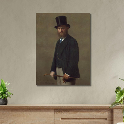 Édouard Manet Henri Fantin-Latour hft136 quadro stampato su tela