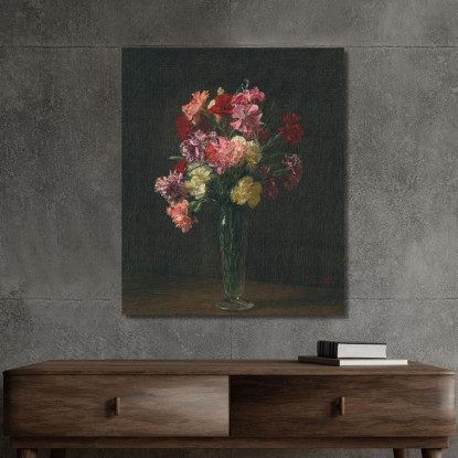 Occhielli Henri Fantin-Latour hft137 quadro stampato su tela