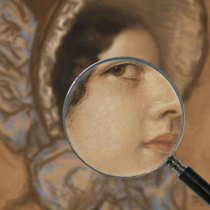 La Figlia Mary Con Un Cappello Con Volant Franz von Stuck fvs22 quadro stampato su tela