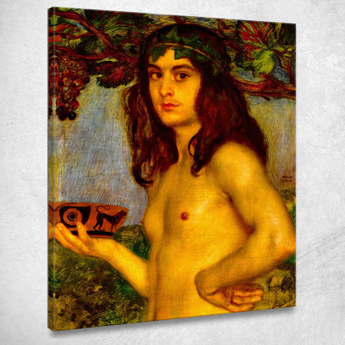 Dioniso Franz von Stuck fvs25 quadro stampato su tela