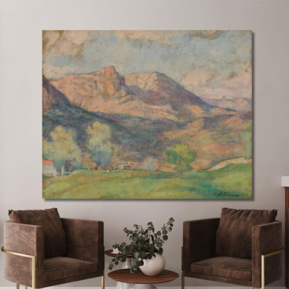 Le Baou De Vence Henri Lebasque hlb30 quadro stampato su tela