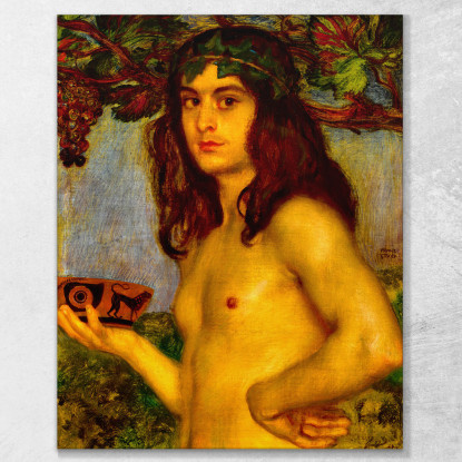Dioniso Franz von Stuck fvs25 quadro stampato su tela