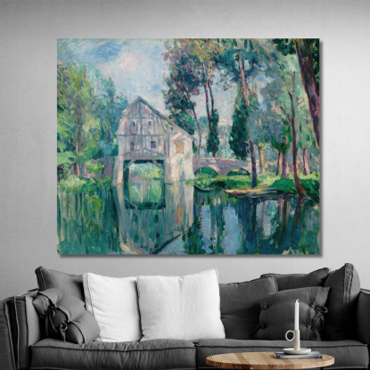 Il Mulino Henri Lebasque hlb35 quadro stampato su tela