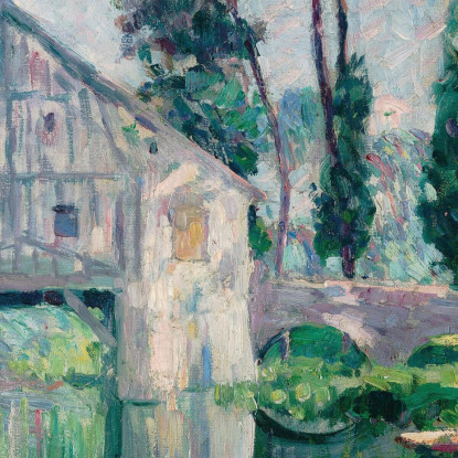 Il Mulino Henri Lebasque hlb35 quadro stampato su tela