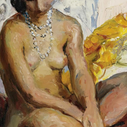 L'Egiziano Con Un Piatto Di Frutta Henri Lebasque hlb41 quadro stampato su tela