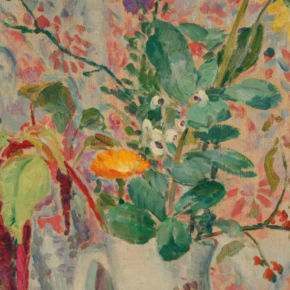 Natura Morta Con Bouquet Henri Lebasque hlb47 quadro stampato su tela