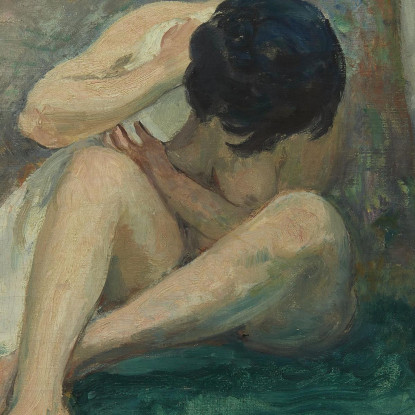 Bene O Tappeto Verde Calcio Henri Lebasque hlb60 quadro stampato su tela