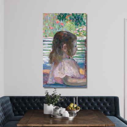 Testa Piccola Di Profilo Henri Lebasque hlb64 quadro stampato su tela