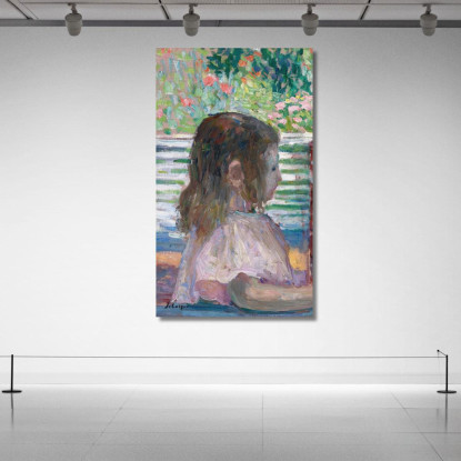 Testa Piccola Di Profilo Henri Lebasque hlb64 quadro stampato su tela