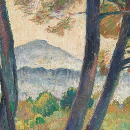 Veduta Sanary Di Capo Sicié Henri Lebasque hlb66 quadro stampato su tela