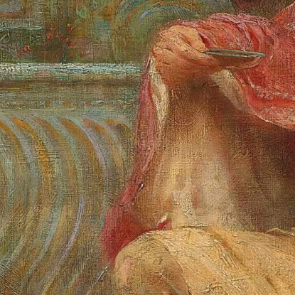 Lo Spirito Della Fontana Herbert James Draper hjd17 quadro stampato su tela