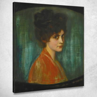 Frau Feez Franz von Stuck fvs33 quadro stampato su tela