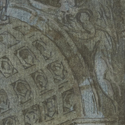 Arco Di Trionfo Romano Hubert Robert hrb82 quadro stampato su tela