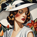 Inspiré par Tamara de Lempicka